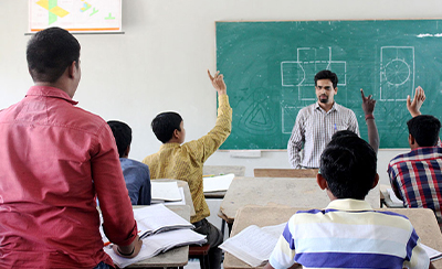 Modern classroom at Prism Education